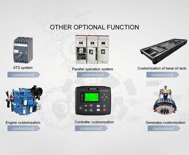 Customizable Options We Provide for Your Silent Generator