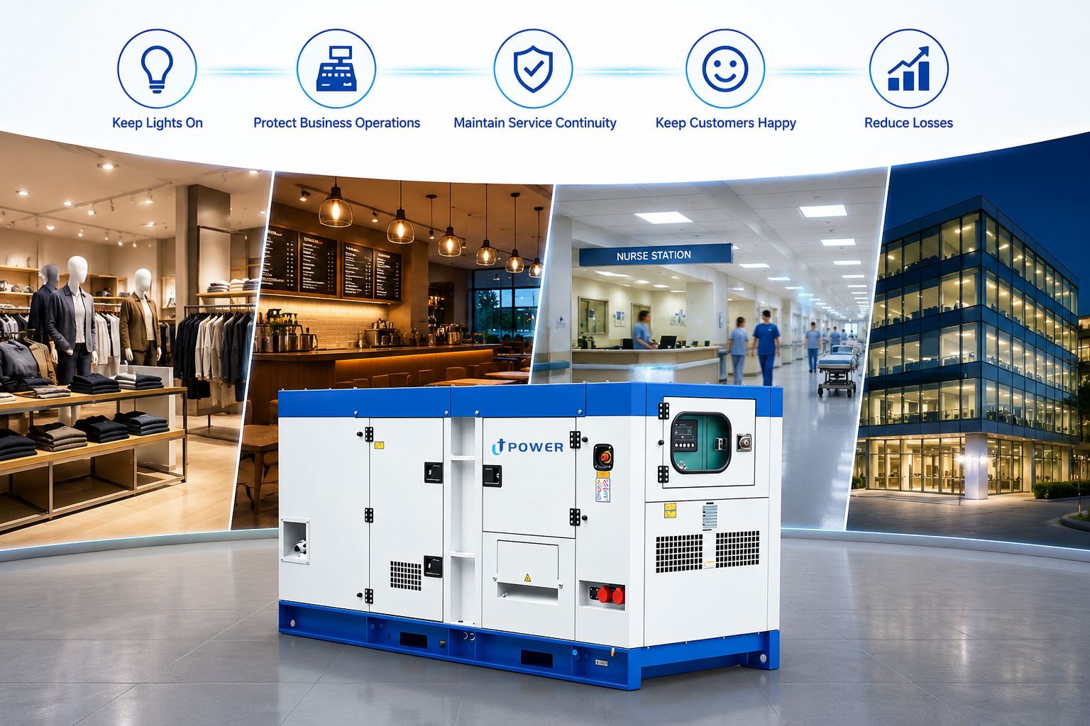 Usuper Power Commercial Generator Experience for Customer