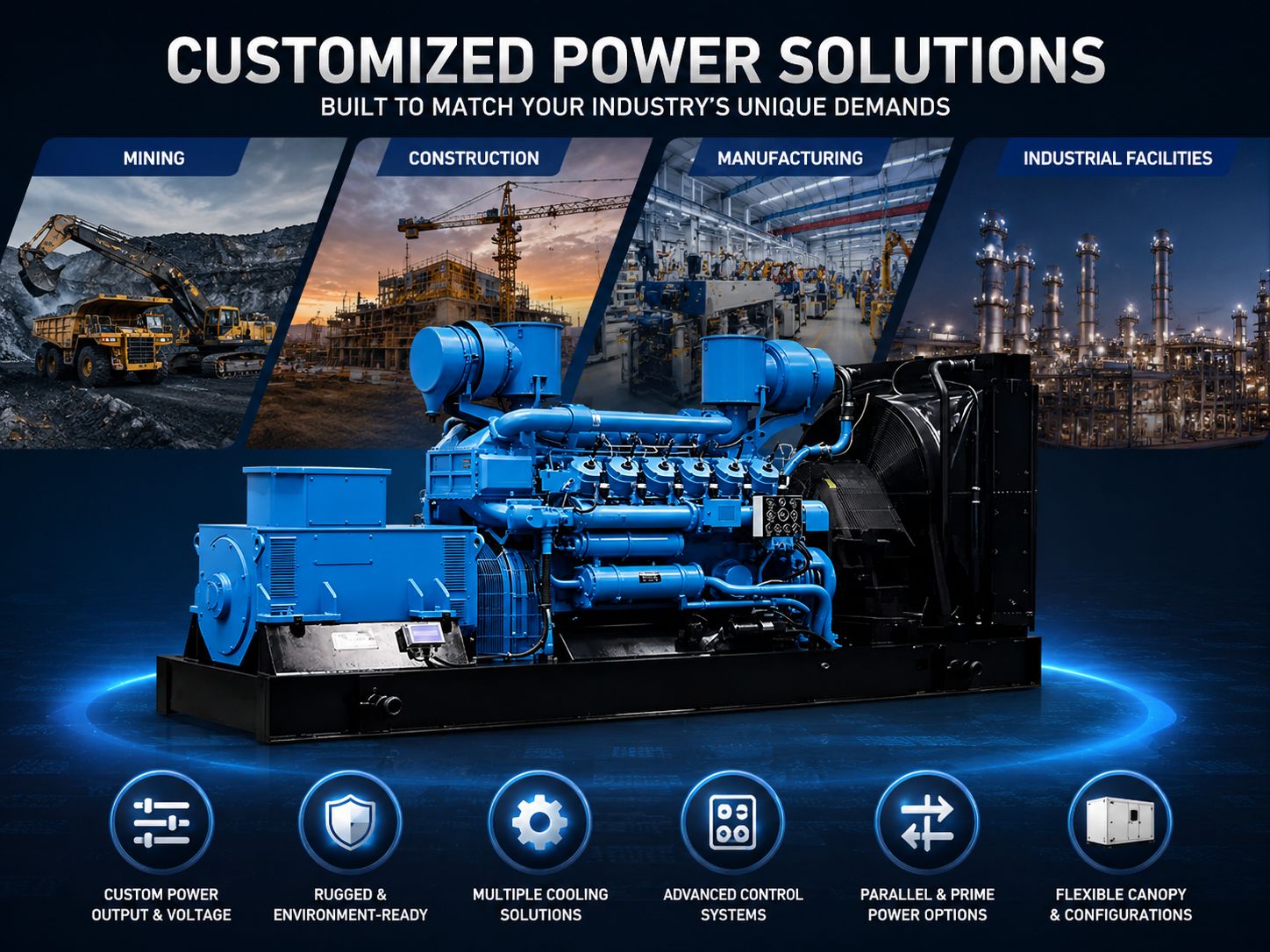 Usuper Power Customized Power Solution for Different Industries