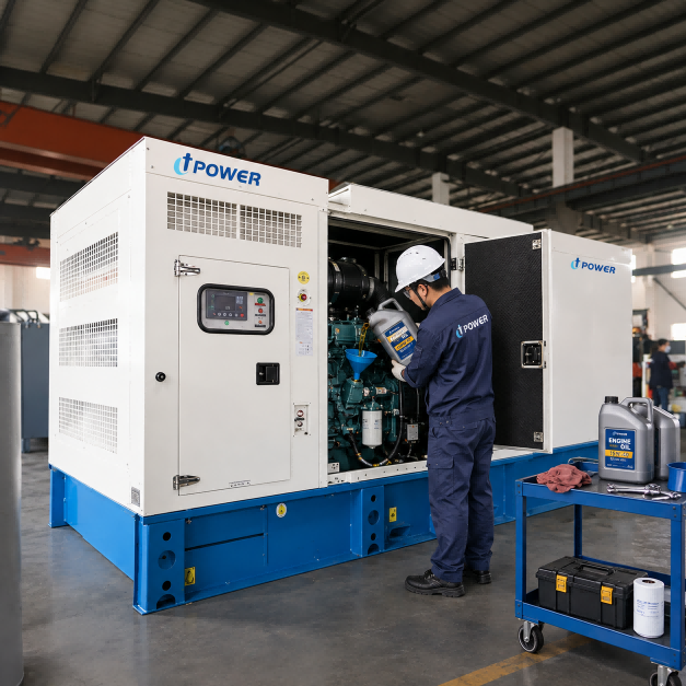 generator oil change