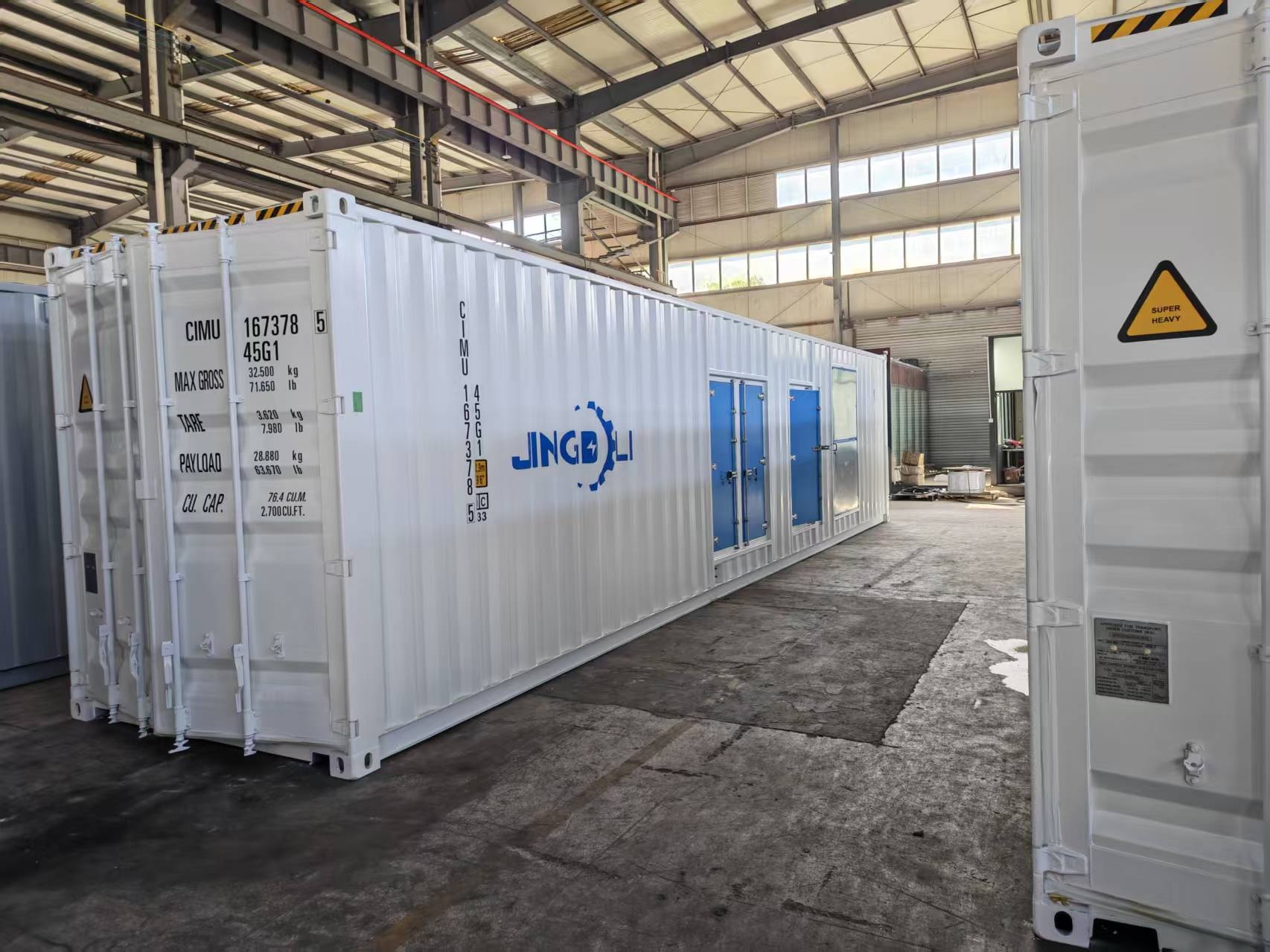container generator paralleling